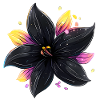 Black Flower