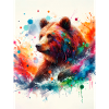 Bär im Aquarell