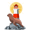 Seal at the lighthouse