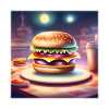 Burger, hamburger, fast food