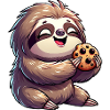 Sloth Cute Biscuit Cookie Delight