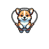 Jumping Corgi