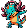Dabbing Axolotl