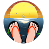 doigts de pied en éventail