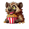 Hyena Predator Popcorn Filmkväll
