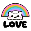 Pride Liebe Katze
