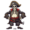 Méfiez-vous du gros pirate squelette