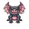 Terribly funny dragon pig