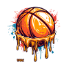 Basket-ball éclaboussant