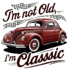 Vintage Retro Flight Classic Car Design