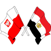 Flag Poland, flag Egypt