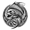 symbolic of tribal tattoos