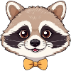 Mr. Raccoon kawaii