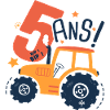 5 ans anniversaire tracteur