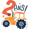 2 ans anniversaire tracteur