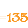 45 + 45 = 135 34
