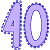 40. 40 YEARS. 40th ANNIVERSARY. 40 YEARS ANNIVERSARY.