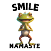 Smile Frog Namaste