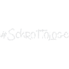 Lettrage scrapologiste blanc