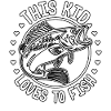 This Kid loves to fish