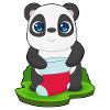 Panda Christmas Socks