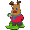 Reindeer Christmas Package