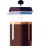 Coffee Frenchpress Cappuccino Latte Art