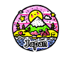 Child drawing of happy Japan