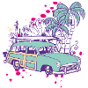 Oldtimer beach