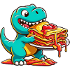 Dino T-Rex Lasagne Lover Italienne