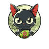 Cute Funny Happy Japanese Cat