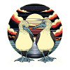 Blue-footed boobies couple