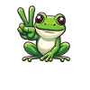 Peace Frog - Inspirational Motif