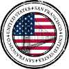 Bridge Sketch Over American Flag Circle
