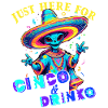 Funny Fiesta Alien Mexican Holiday