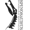 Spinosaurus Skull black