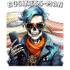 SKELETON MAN BUSINESS MAN