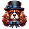 Cavalier King Charles Hunde-Zylinder