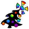Albero di Natale Albero di Natale: Sticky Queer Pride