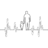 Heartbeat Family Father Dad