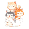 Stak af Kitty Katte Stak Kawaii Meowtain Anime