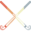 Retro Hockeyschläger