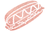 Hot Dog Adult Pink Diamonds