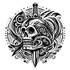 A Maori tribal illustration