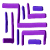 Purple Paint Maze