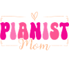 Pianiste Musicienne Maman Pianiste