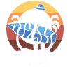 Surfer mit Surfbrett Surflehrer
