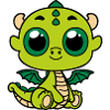 Cute Green Dragon