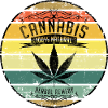 Retro Weed Cannabis Leaf
