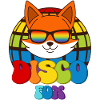 Disco Fox Discokugel Fuchs Sonnenbrille Discofox